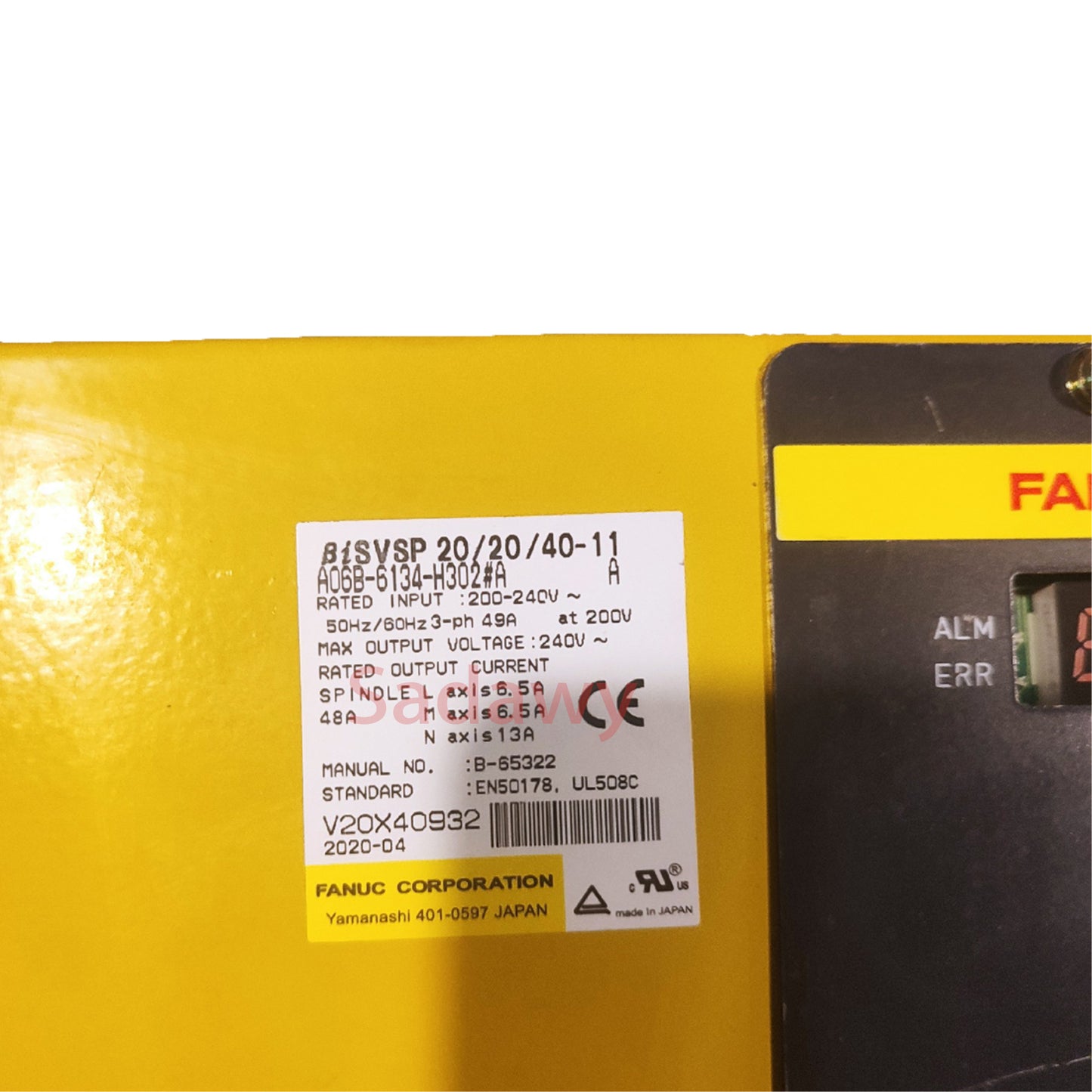 Fanuc A06B-6134-H302#A Servo driver