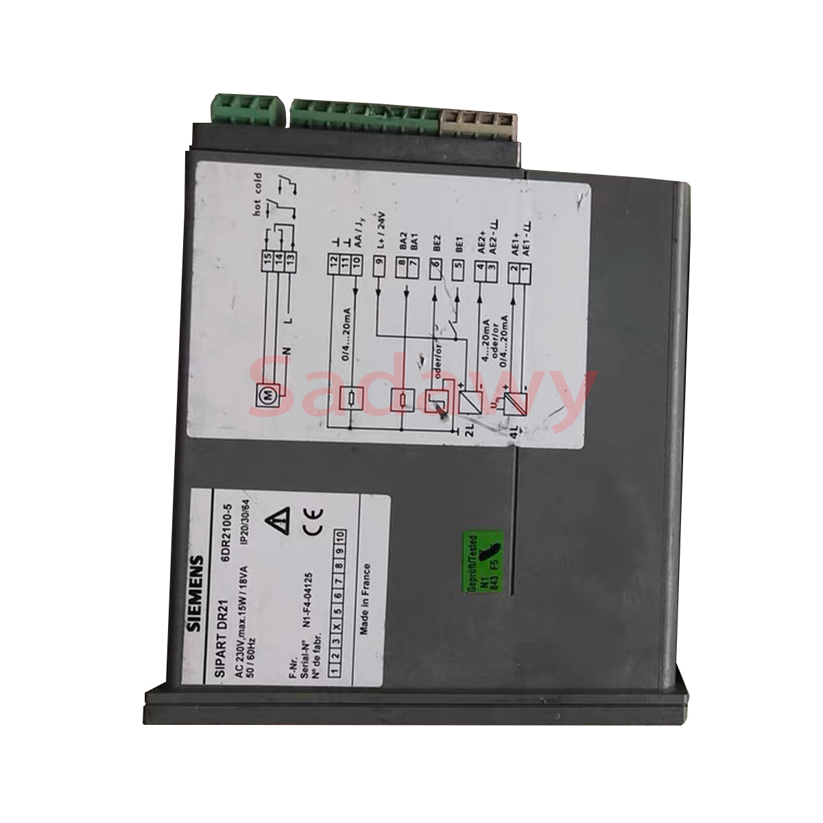 Siemens 6DR2101-5 temperature controller