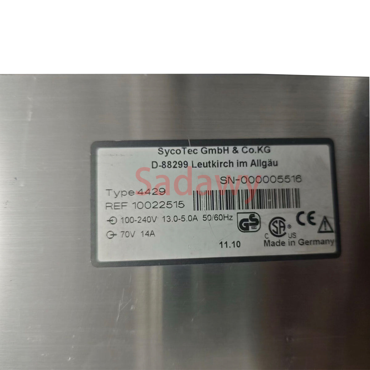 SYCOTEC TYPE 4429 Low-Voltage High-Frequency Inverter Spindle Controller