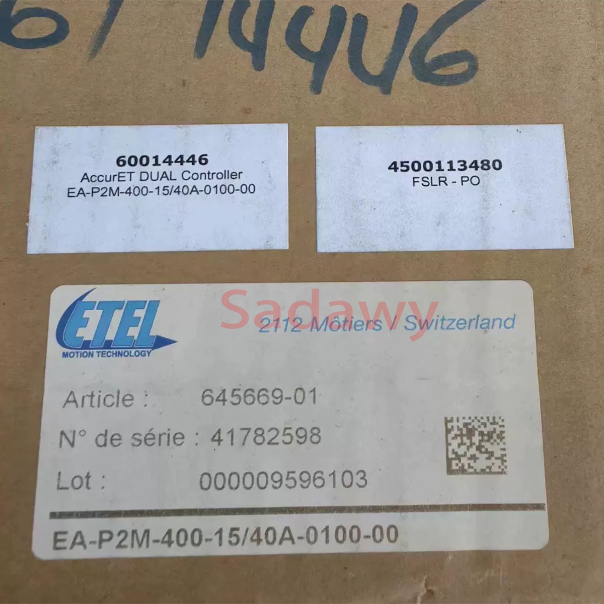 ETEL EA-P2M-400-15/40A-0100-01 AccurET Modular Position Controller