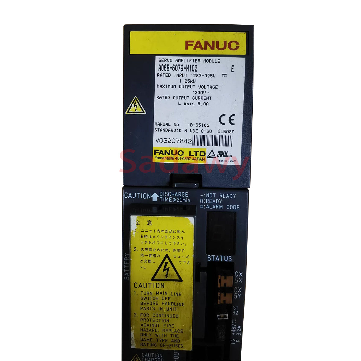 Fanuc A06B-6079-H102 Alpha Servo Driver Module MDL SVM1-20