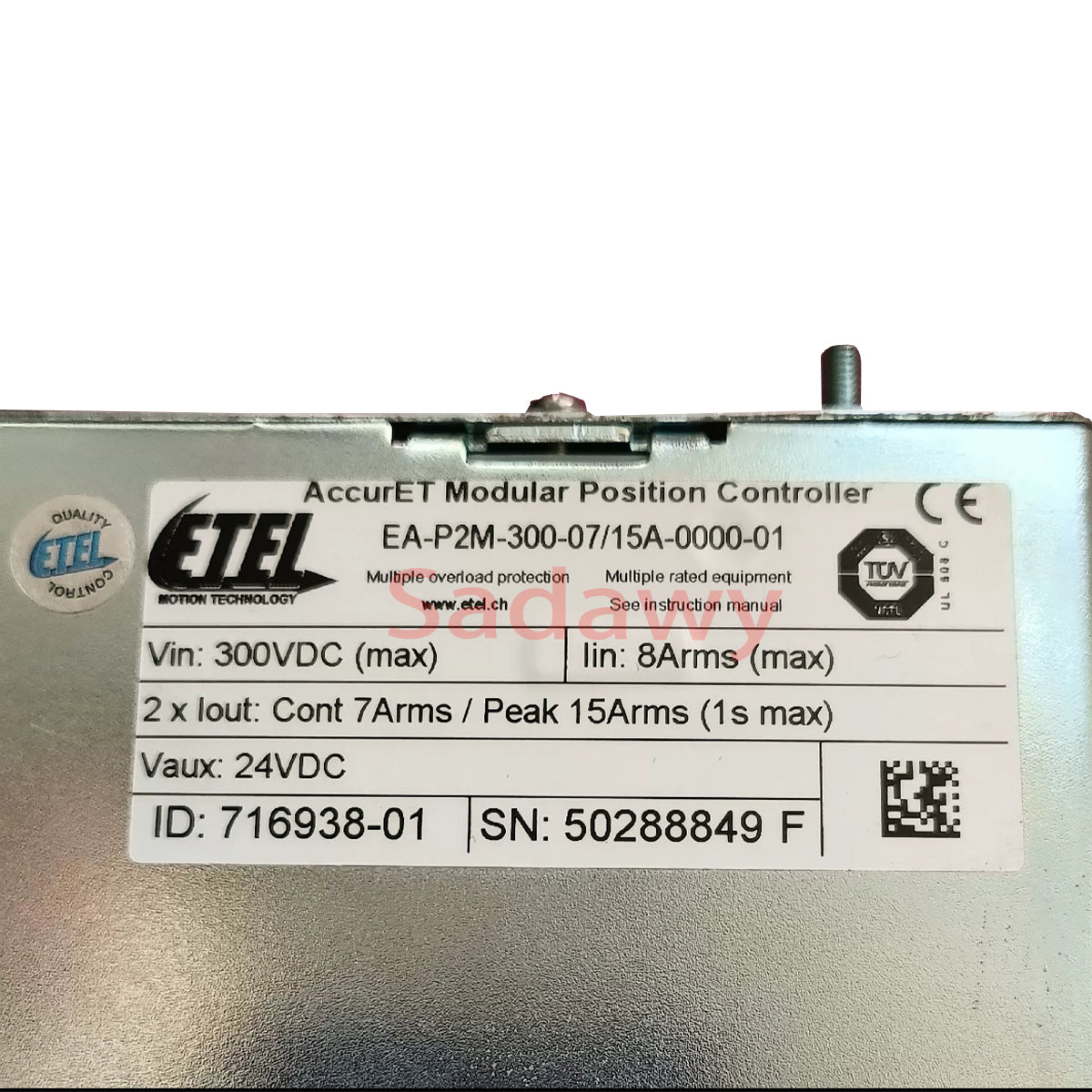 ETEL EA-P2M-300-07/15A-0000-01 AccurET Module Position Controller