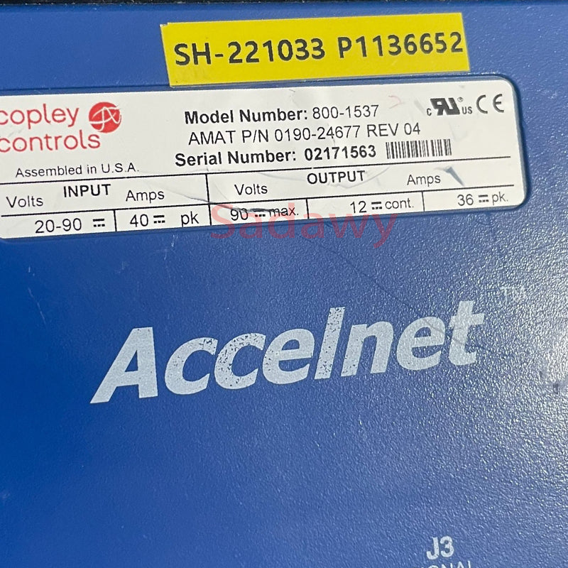 AMAT Xenus 800-1537 0190-24677 Copley Controls Servo Drive