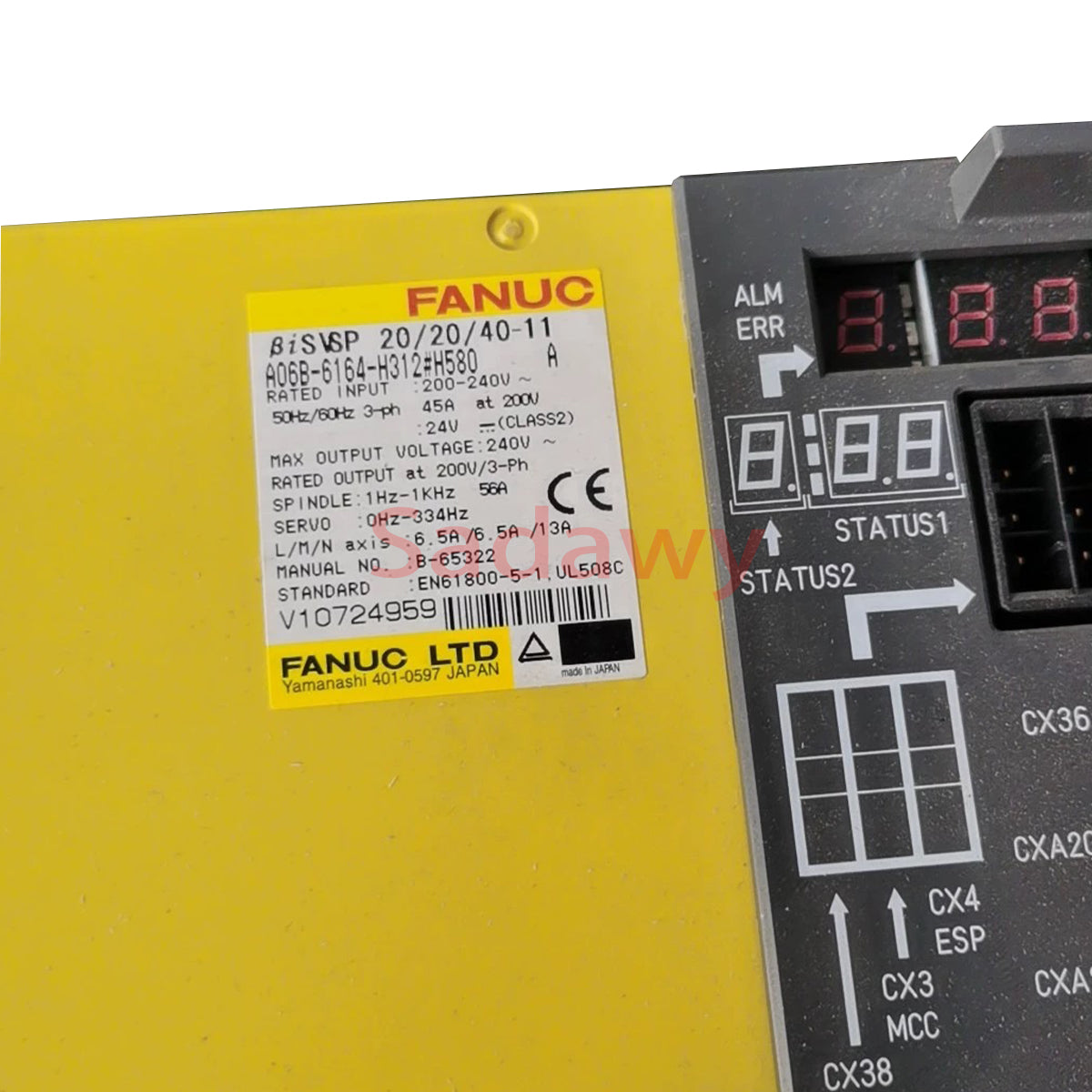 Fanuc A06B-6164-H312 Servo Driver Amplifier Module BiSVSP