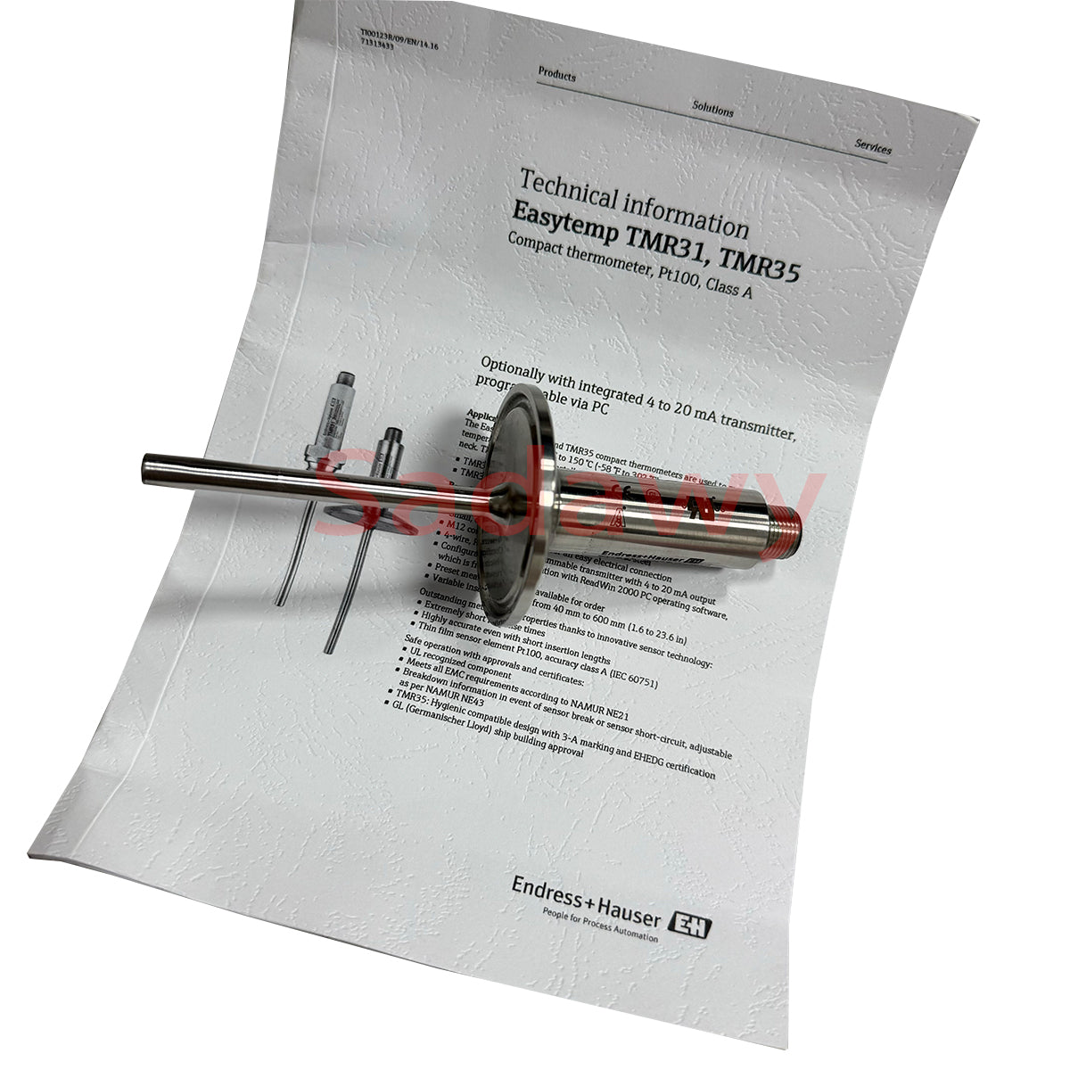 E+H TMR35-U1BAACAB1ABA Hygienic Compact Thermometer