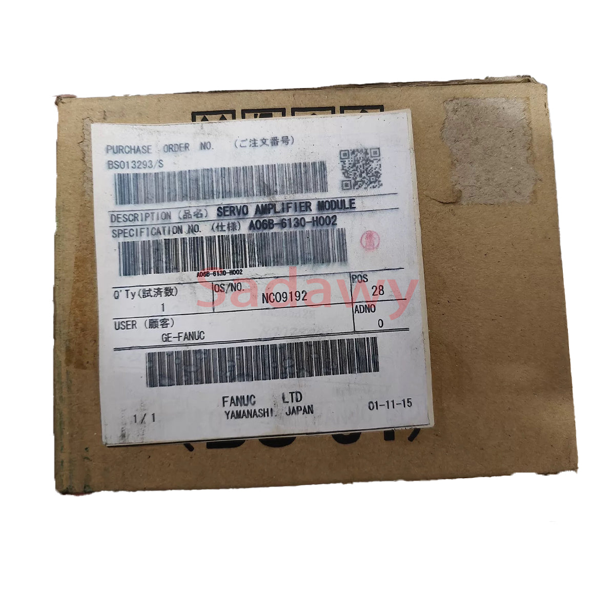 Fanuc A06B-6130-H002 Servo Driver Amplifier Module MDL BSVM1-20i