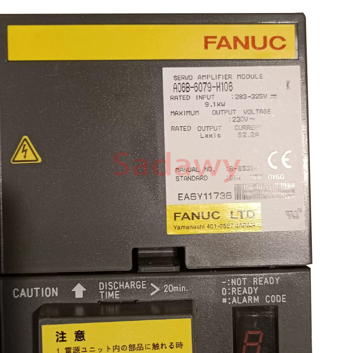 Fanuc A06B-6079-H106 Servo Driver Amplifier Module