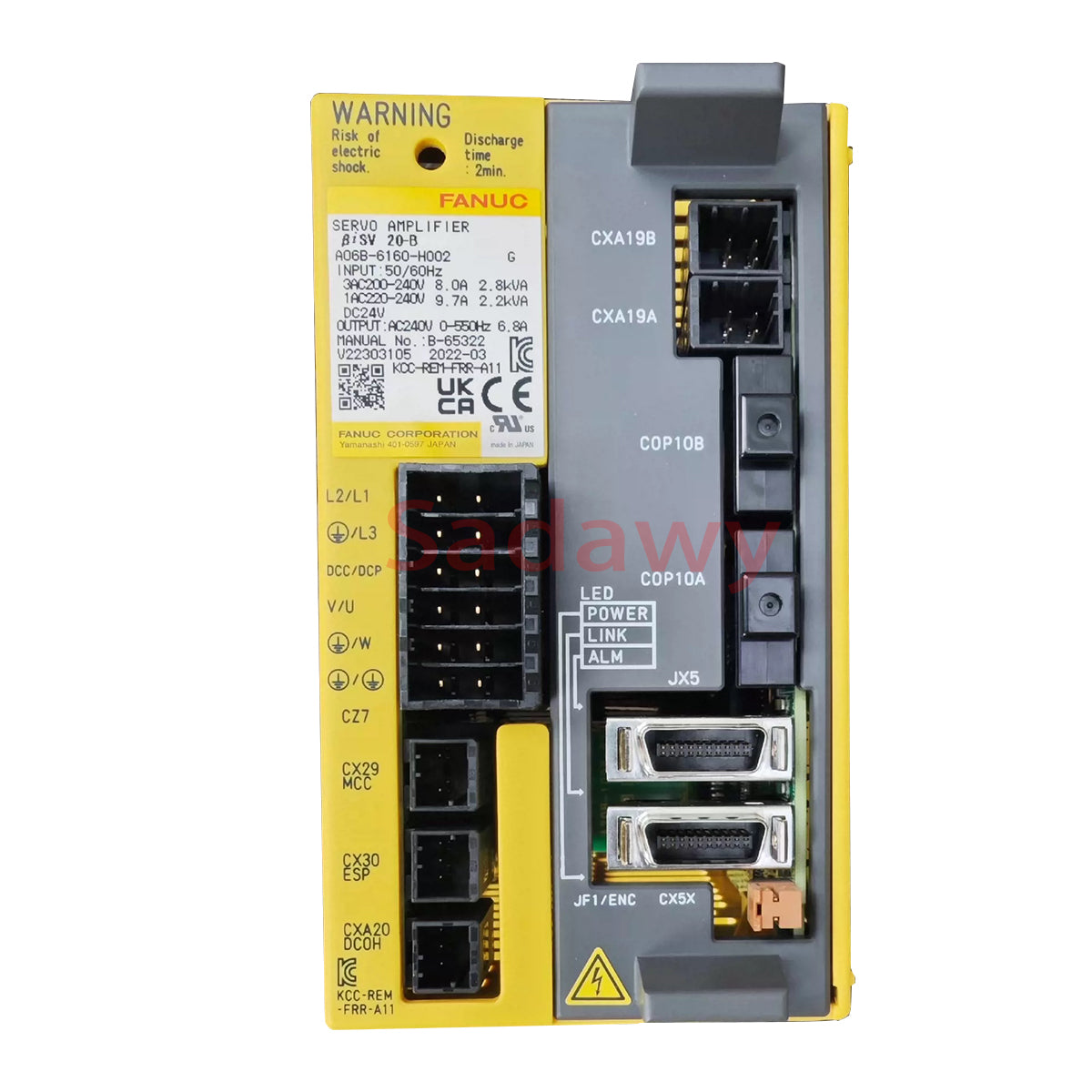 Fanuc A06B-6160-H002 Servo Driver Amplifier Module Beta iSV