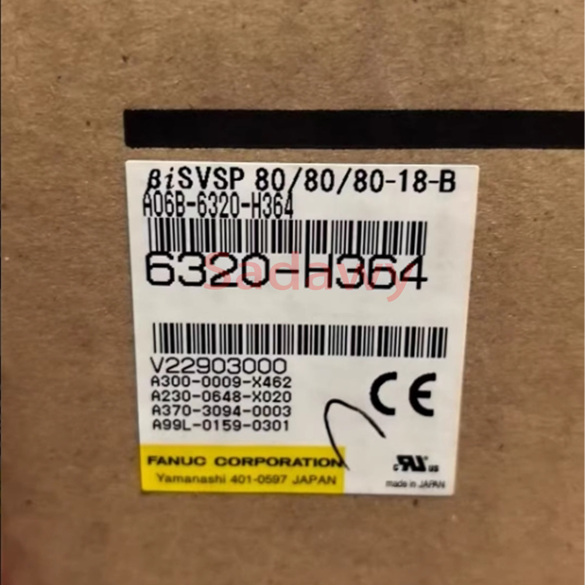 Fanuc A06B-6320-H364 Servo Driver Module BiSVSP-B 80/80/80-18-B