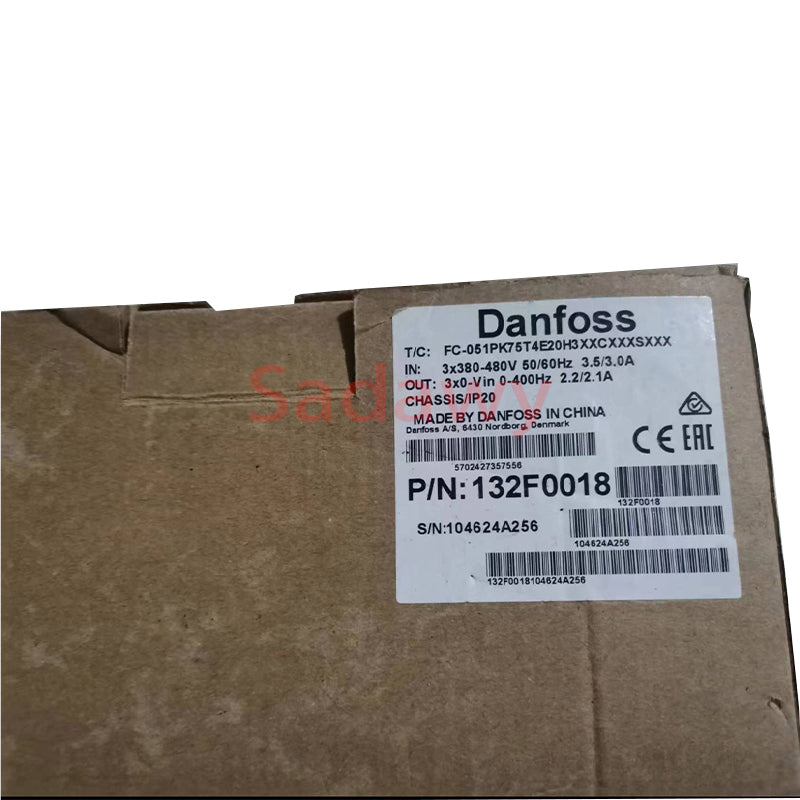 Danfoss 132F0018 FC-51 VLT Micro Drive VFD