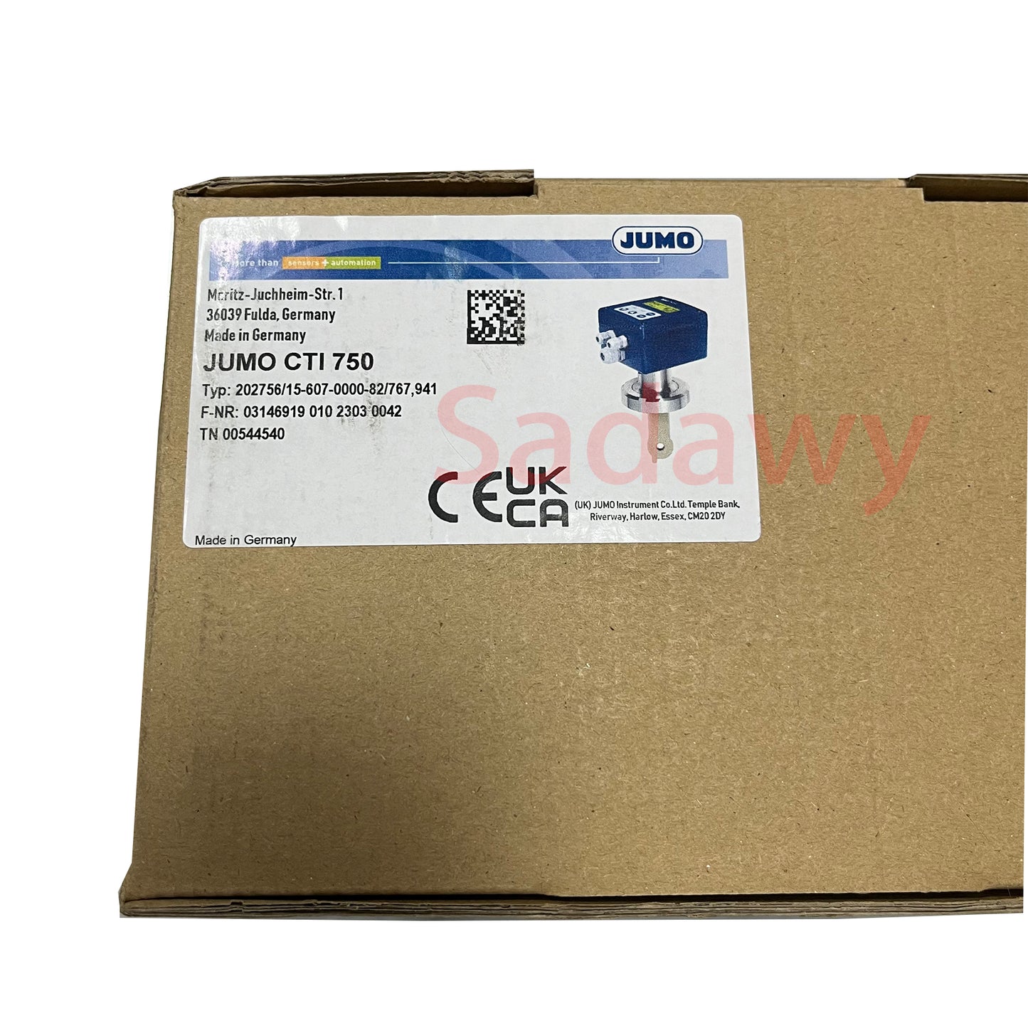 JUMO CTI-750 202756/15-607-0000-82/767,941 Sensors