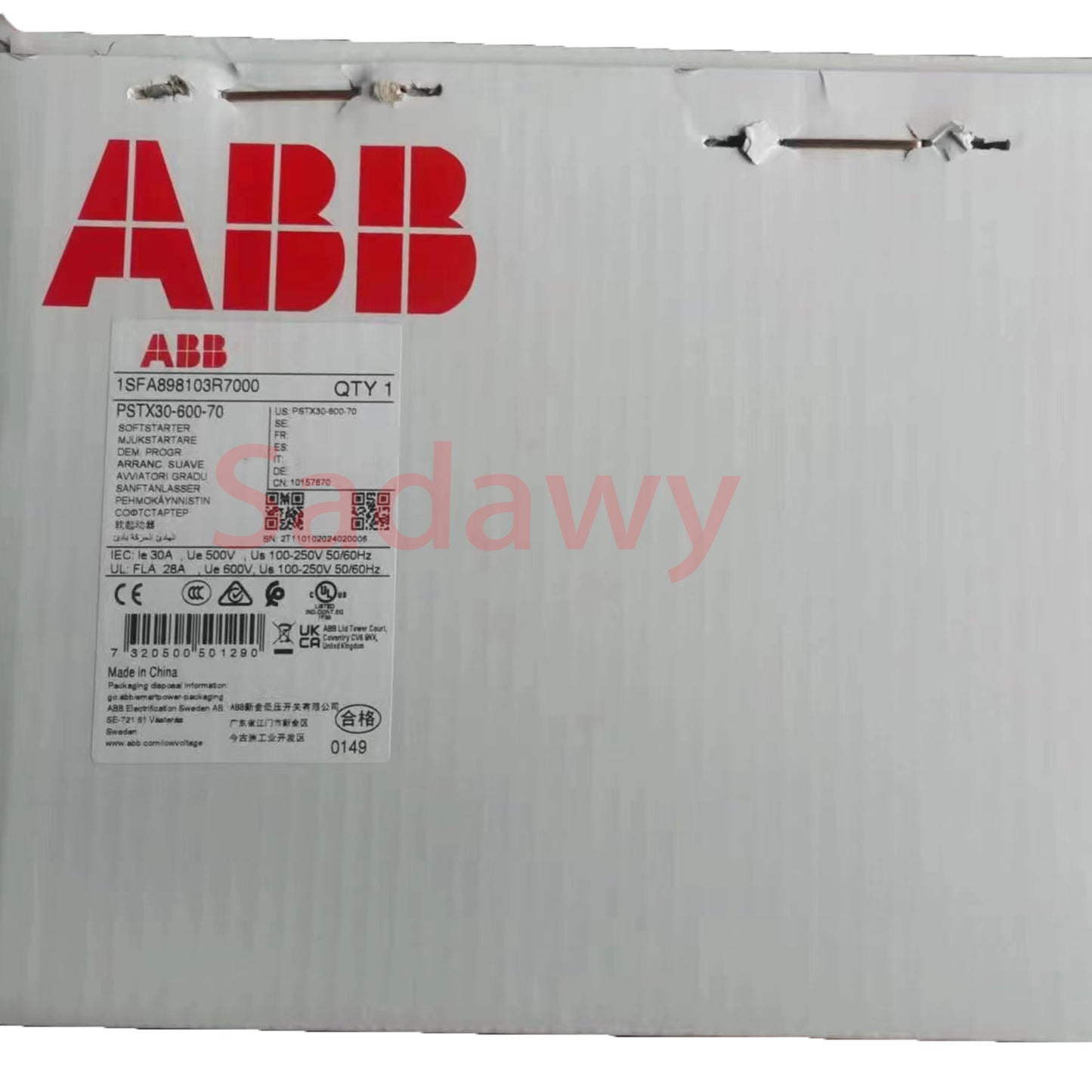 ABB PSTX72-600-70 Softstarter