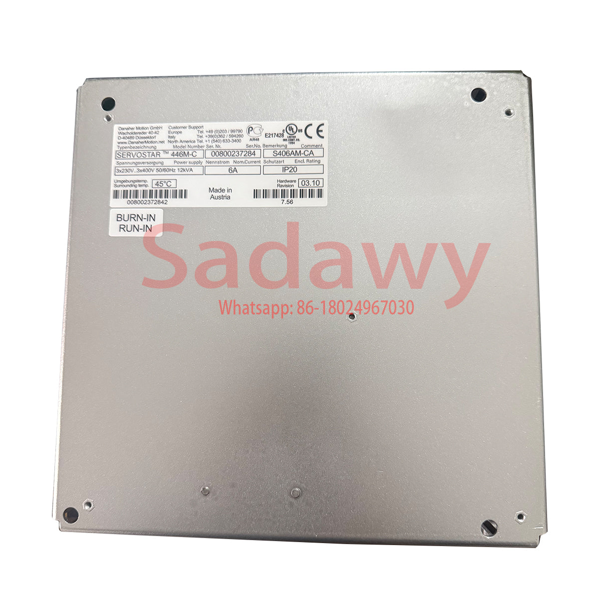 Kollmorgen S406AM-CA 400 Series Servo driver