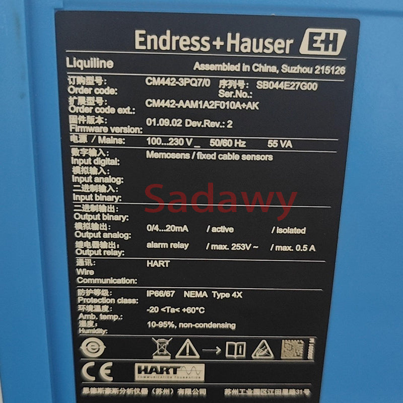 E+H CM442-3PQ7/0 1-/2-channel transmitter Liquiline