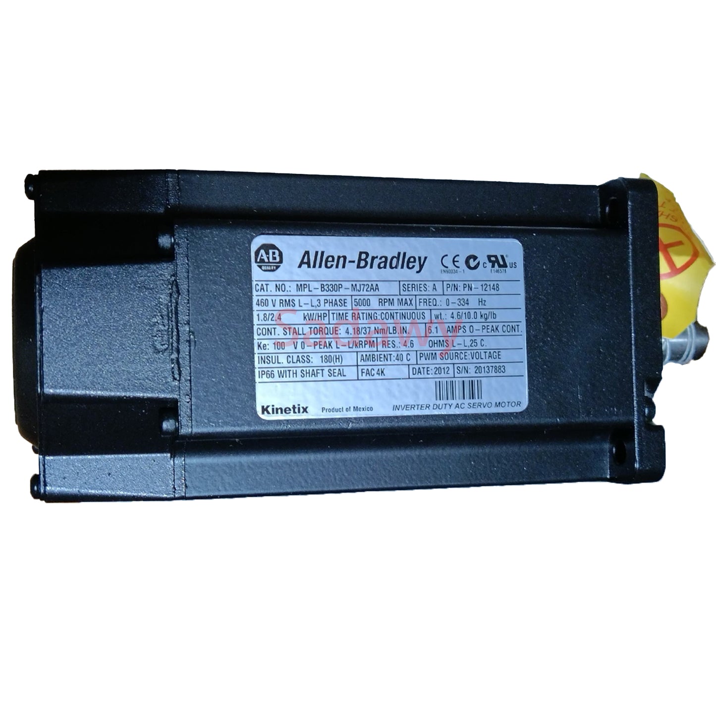 Серводвигатель Allen Bradley MPL-B330P-MJ72AA