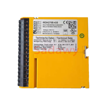 BENDER IRDH275B-435 Insulation monitor