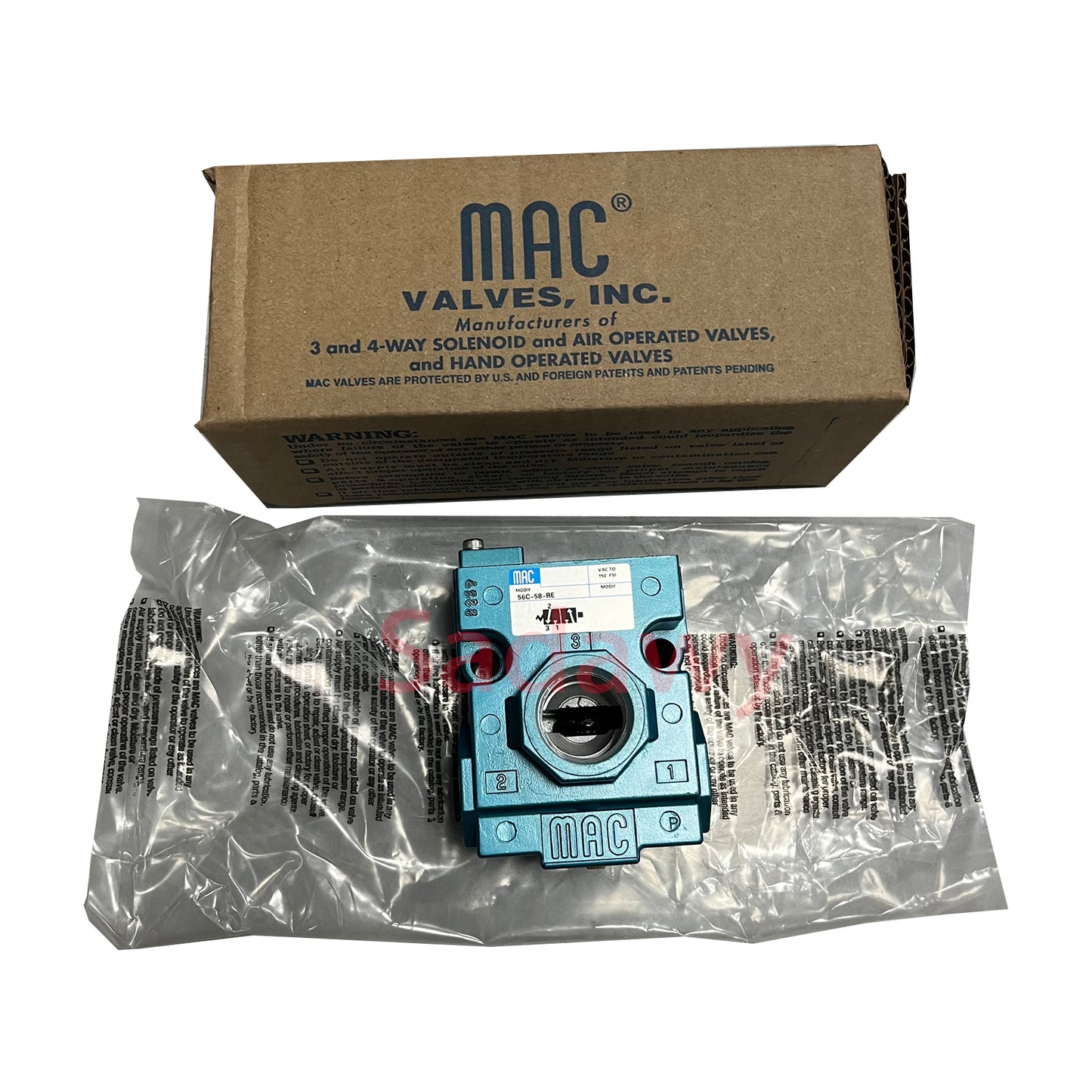 MAC 56C-58-RE Three-way balanced slide valve