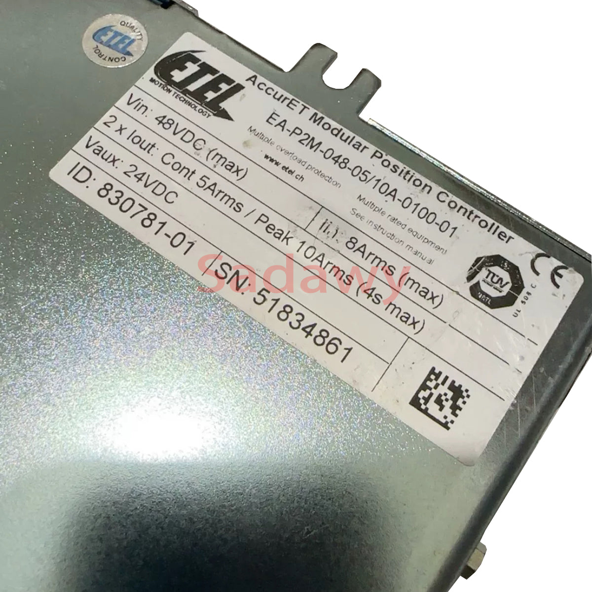 ETEL EA-P2M-048-05/10A-0100-01 AccurET Modular Position Controller