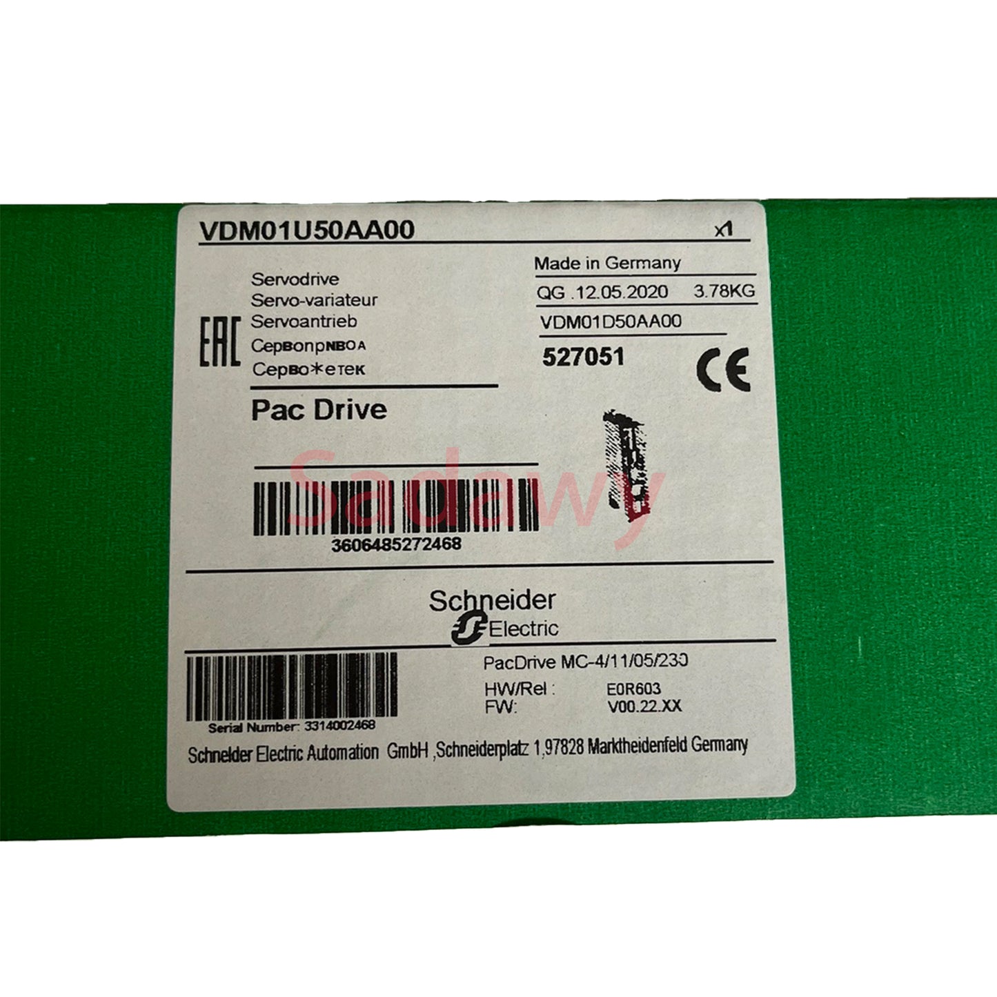 Schneider ELAU MC-4/11/05/230  VDM01U50AA00 Servo Drive