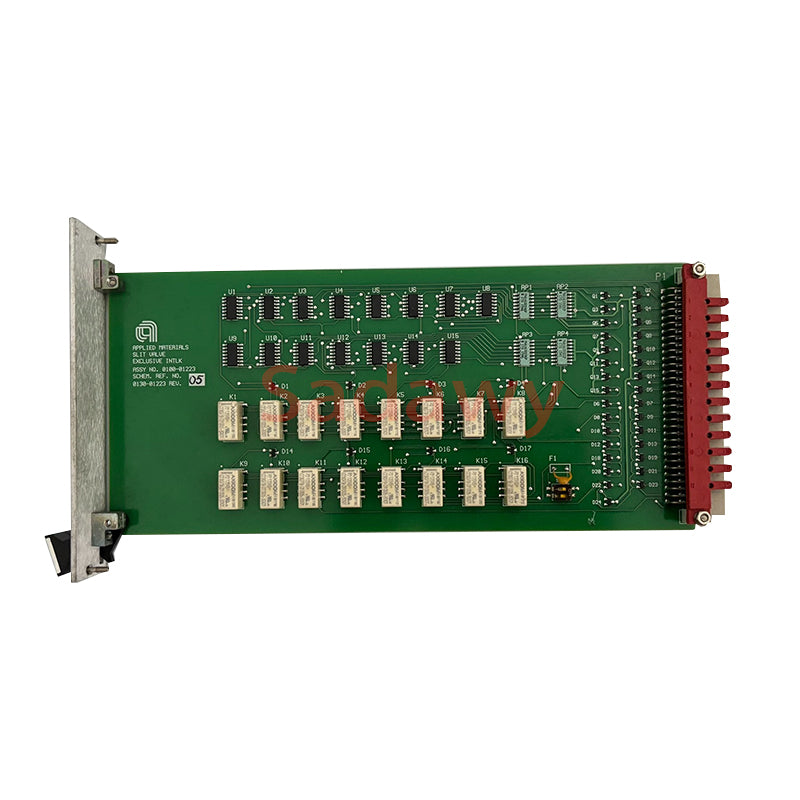 AMAT 0100-01223 Slit Valve Exclusive Interlock Pcb Board