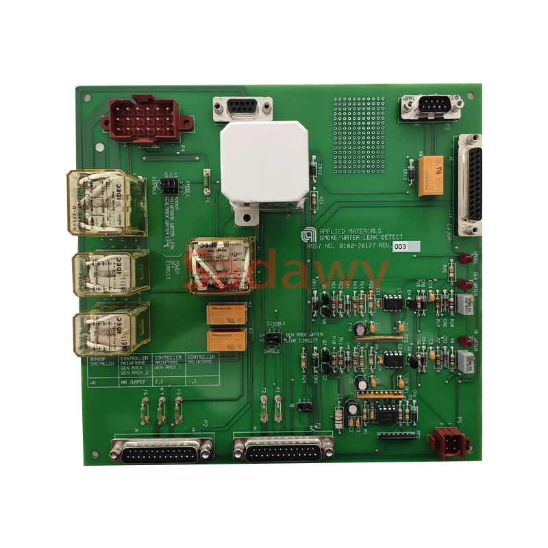 AMAT 0100-20177 PCB ASSY WATER/SMOKE DET CENT PVD Board