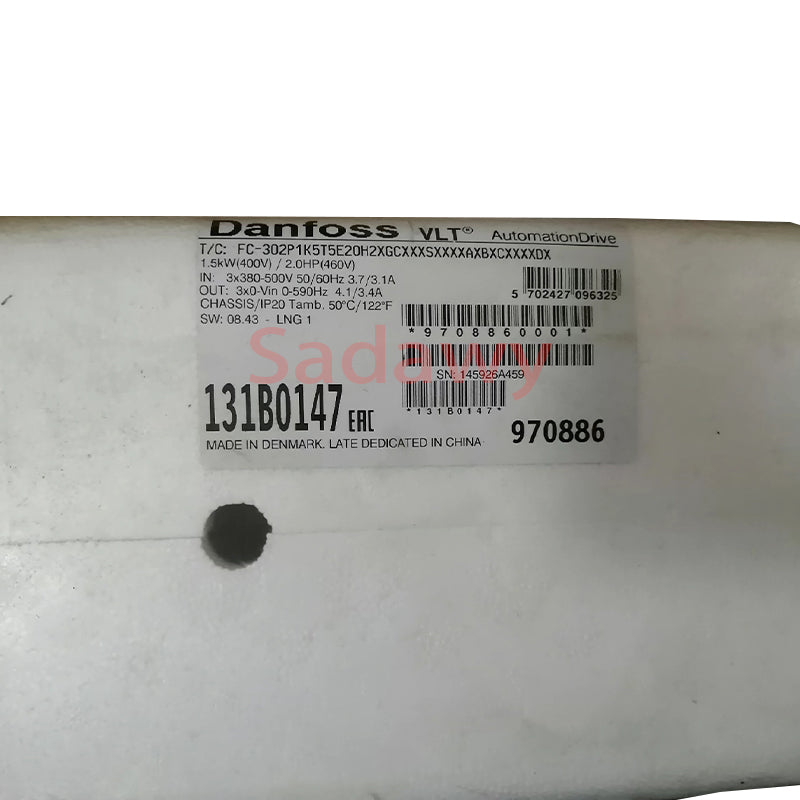 Danfoss 131B0147 VLT Automation Drive FC-300 Series