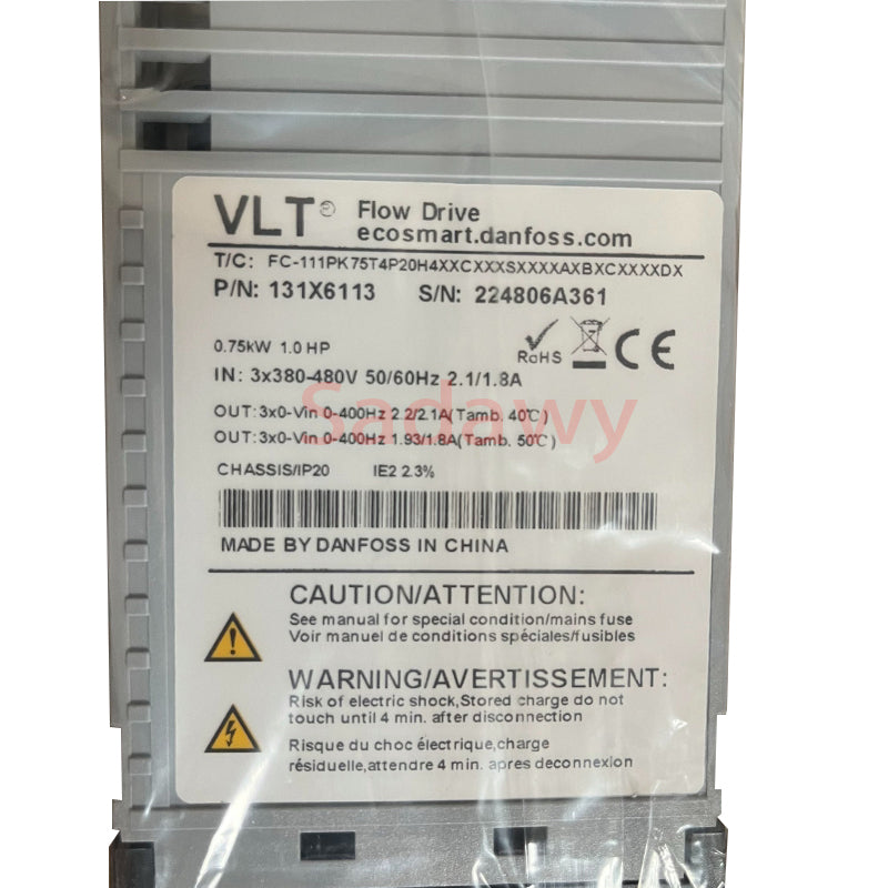 Danfoss 131X6113 VLT AQUA AC Drive Fc202 VFD