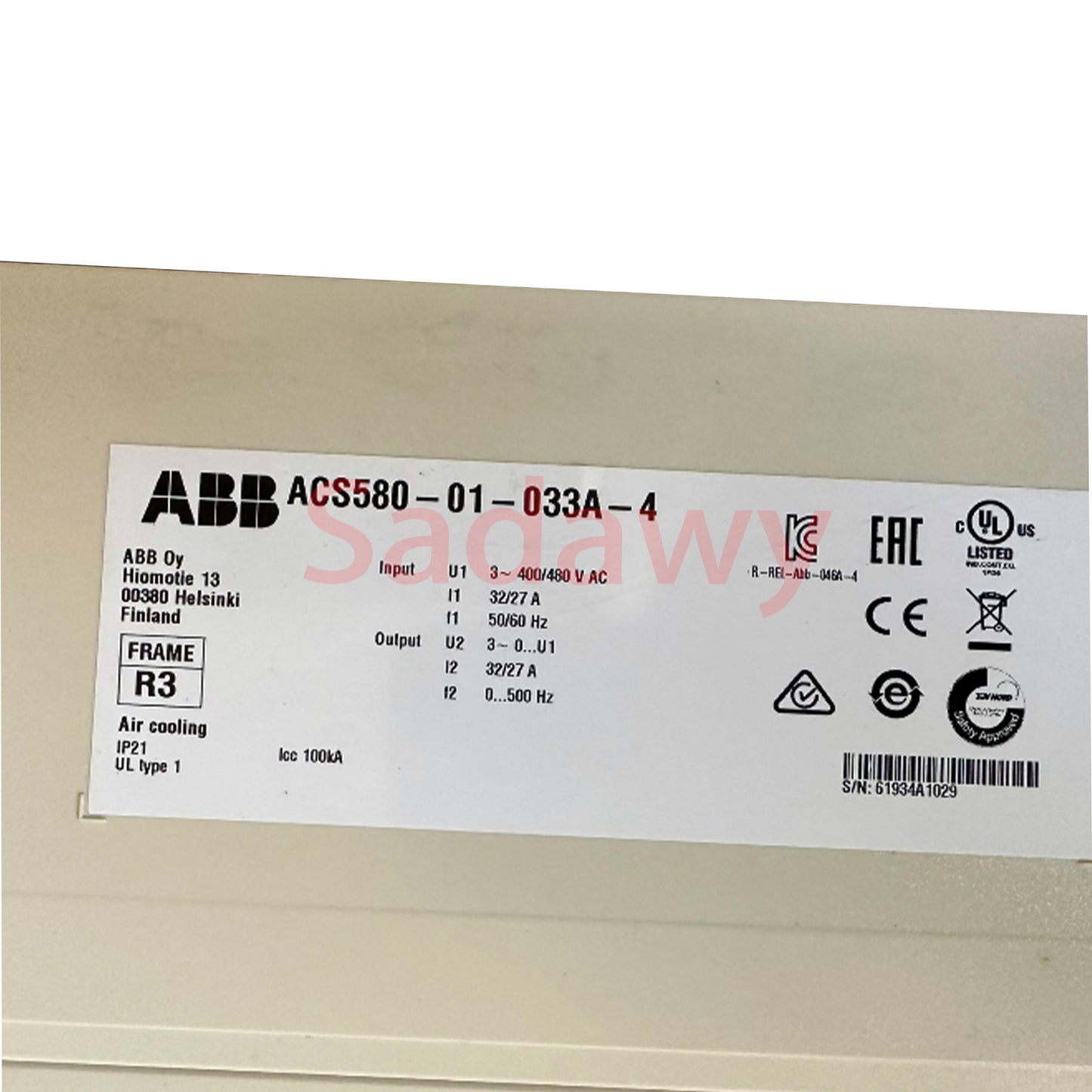 ABB ACS580-01-033A-4 Frequency inverter