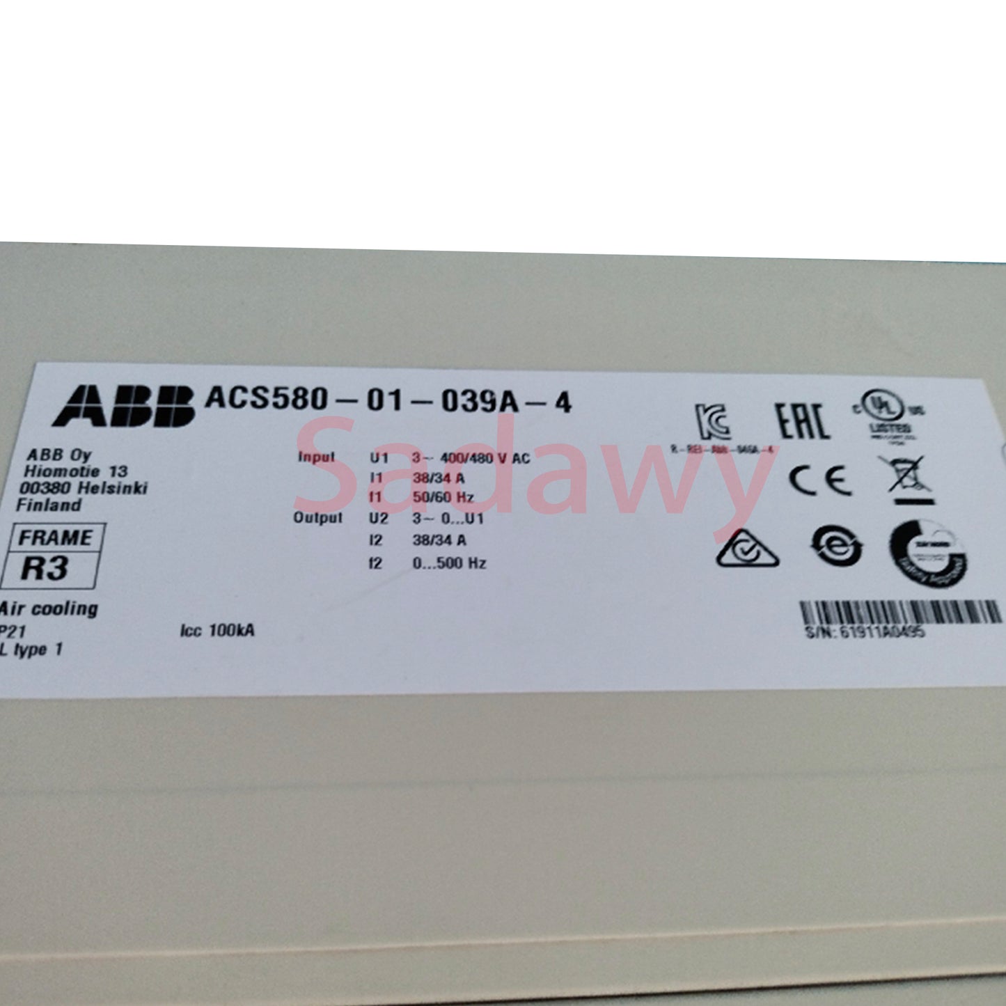 ABB ACS580-01-039A-4 Frequency inverter