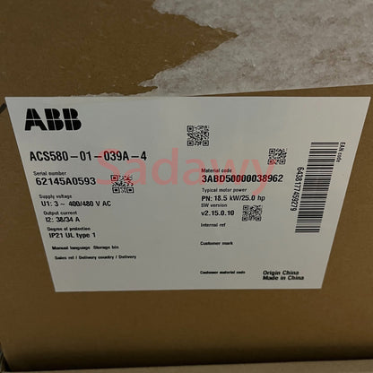 ABB ACS580-01-039A-4 Frequency inverter