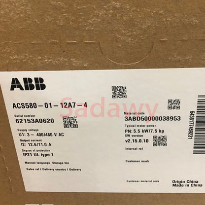 ABB ACS580-01-12A7-4 Frequency inverter