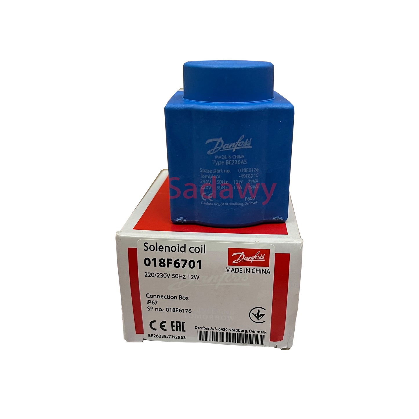 Danfoss BE230AS 018F6176 Solenoid Coil