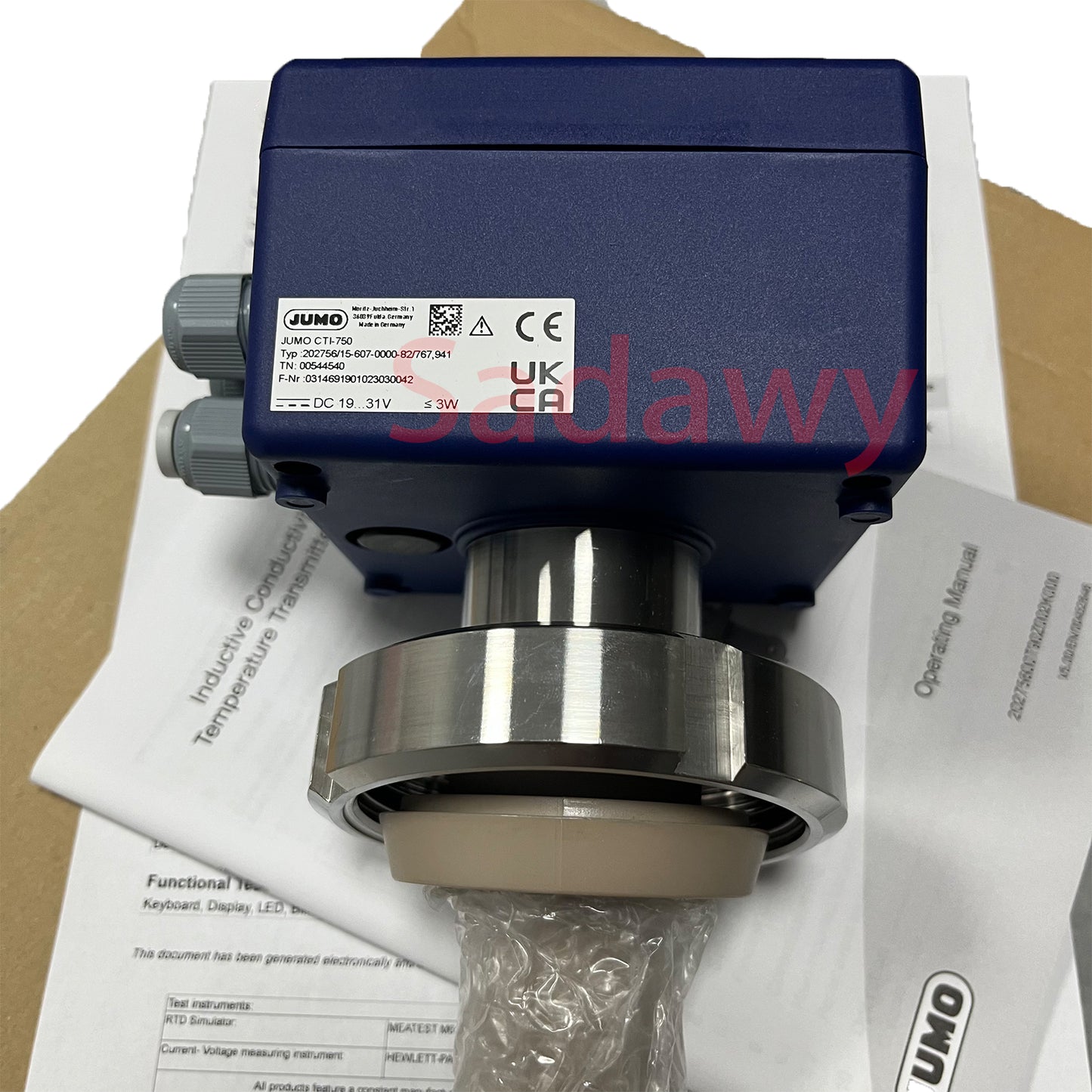 JUMO CTI-750 202756/15-607-0000-82/767,941 Sensors