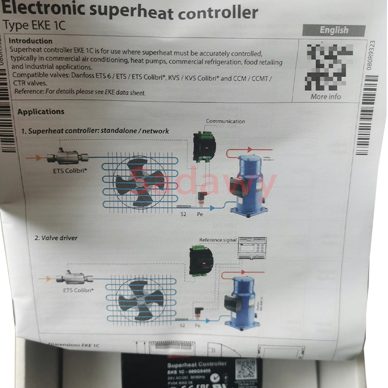 Danfoss EKE1C 080G5400 Superheat Controller