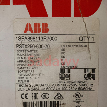 ABB PSTX250-600-70 Softstarter