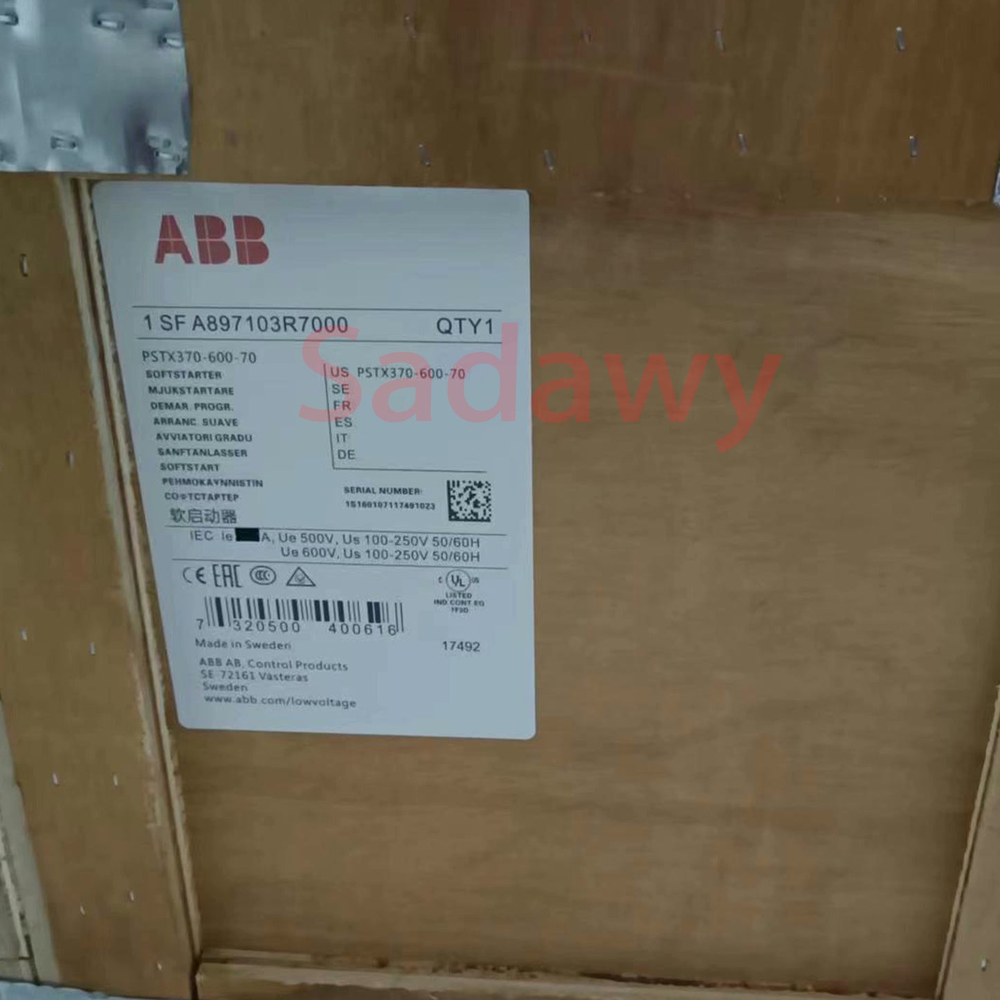 ABB PSTX370-600-70 Softstarter