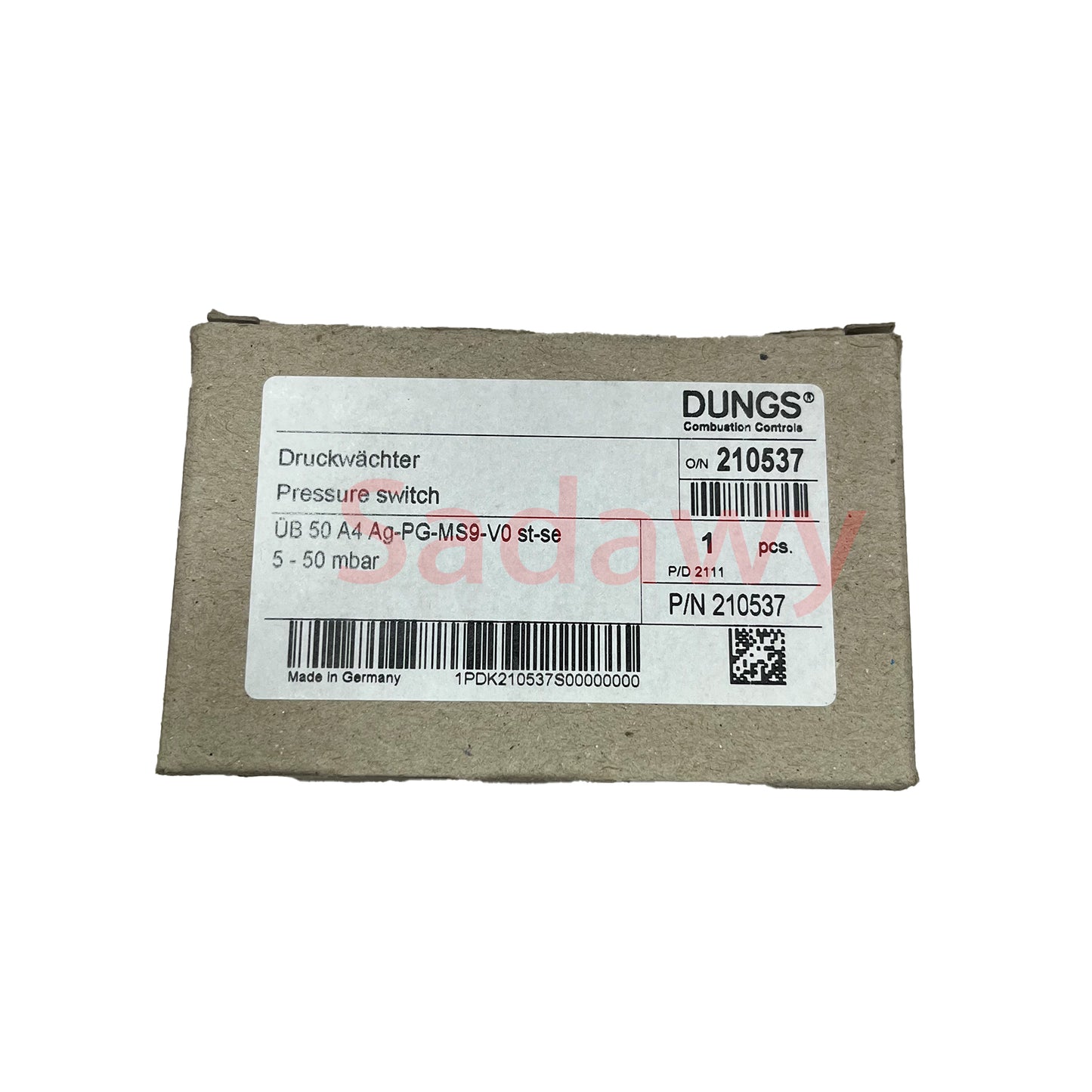 Dungs 266889 UB 50 A4 pressure switches