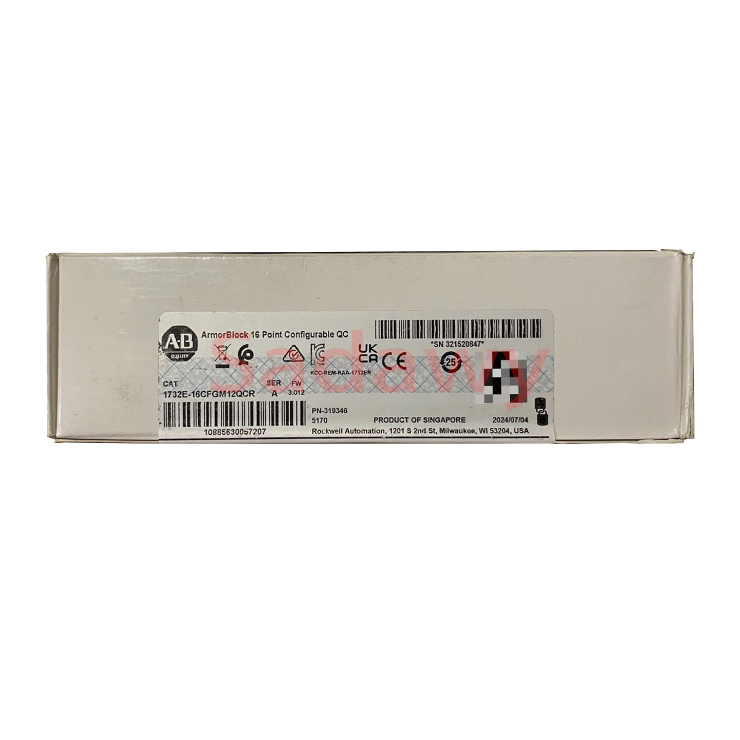 Allen Bradley 1732E-16CFGM12QCR 16-point configurable I/O module