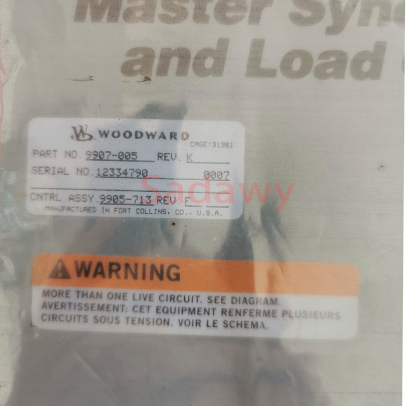 Woodward 9907-005 Master Synchronizer Load Controller