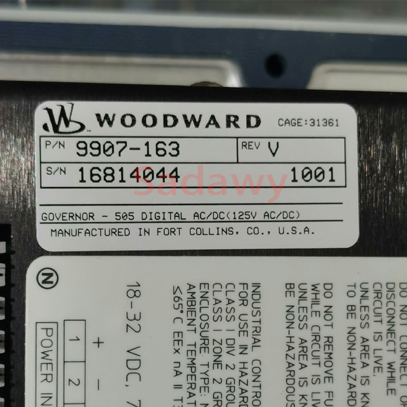 Woodward 9907-163 505 Turbine Controller