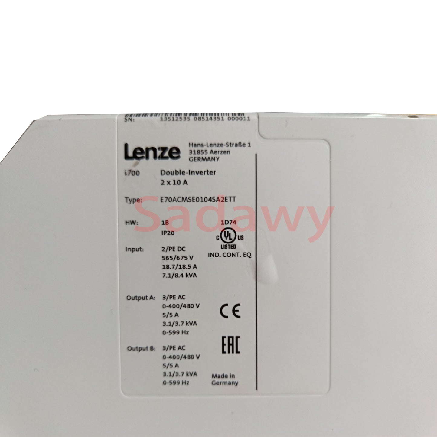 Lenze E70ACMSE0104SA2ETT i700 8200 Series Inverter Driver