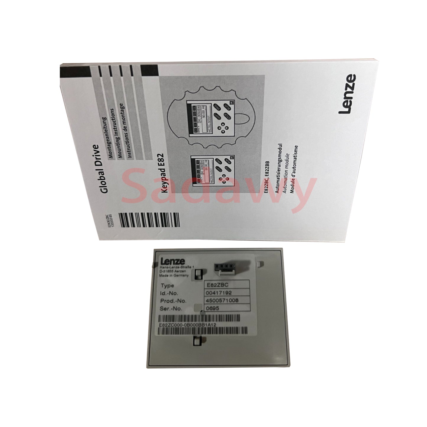 Lenze E82ZBC Operator Keypad Module