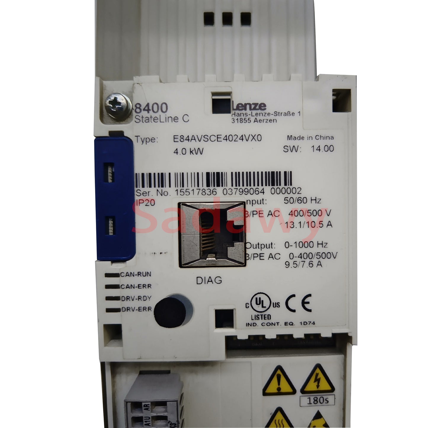 Lenze E84AVSCE5524VX0 8400 Series Inverter Driver