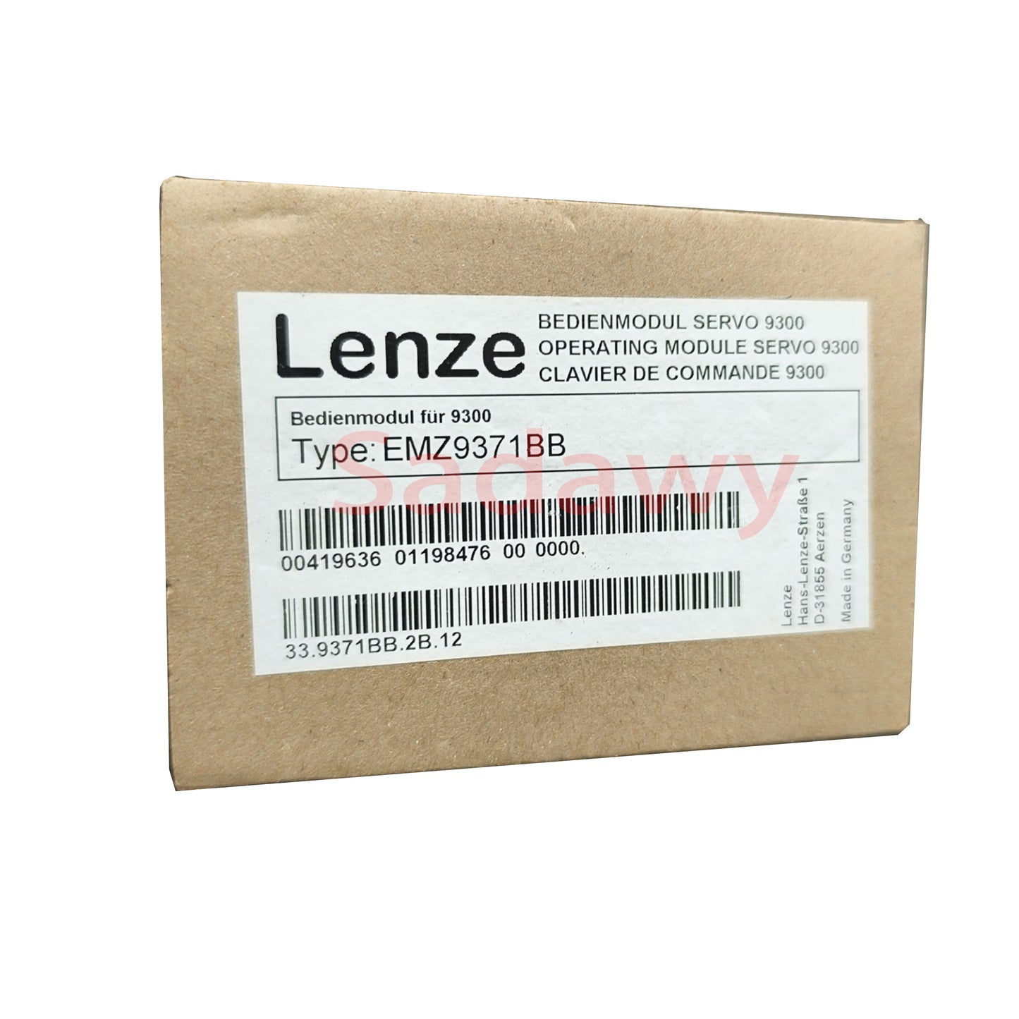 Lenze EMZ9371BB 9300 Series Servo Controller Operation Panel