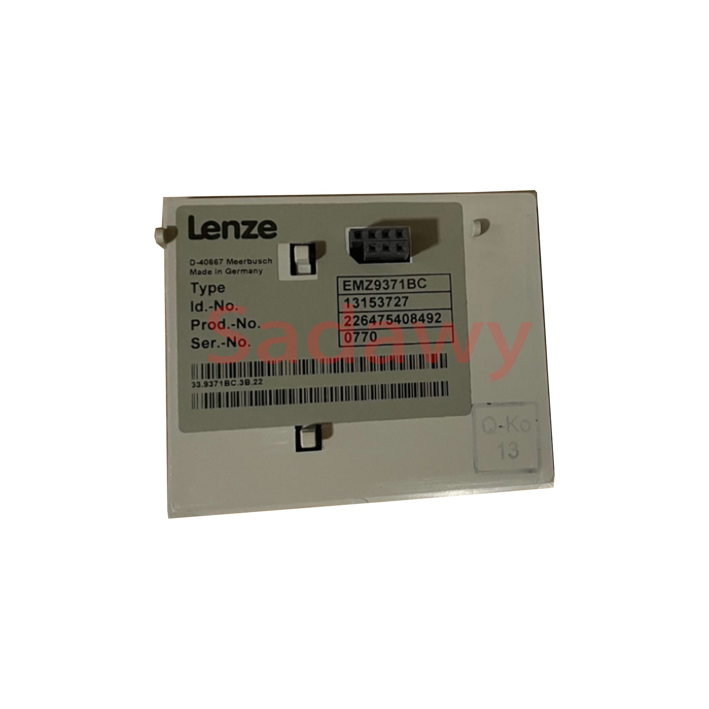 Lenze EMZ9371BC Operating Module Keypad XT Panel