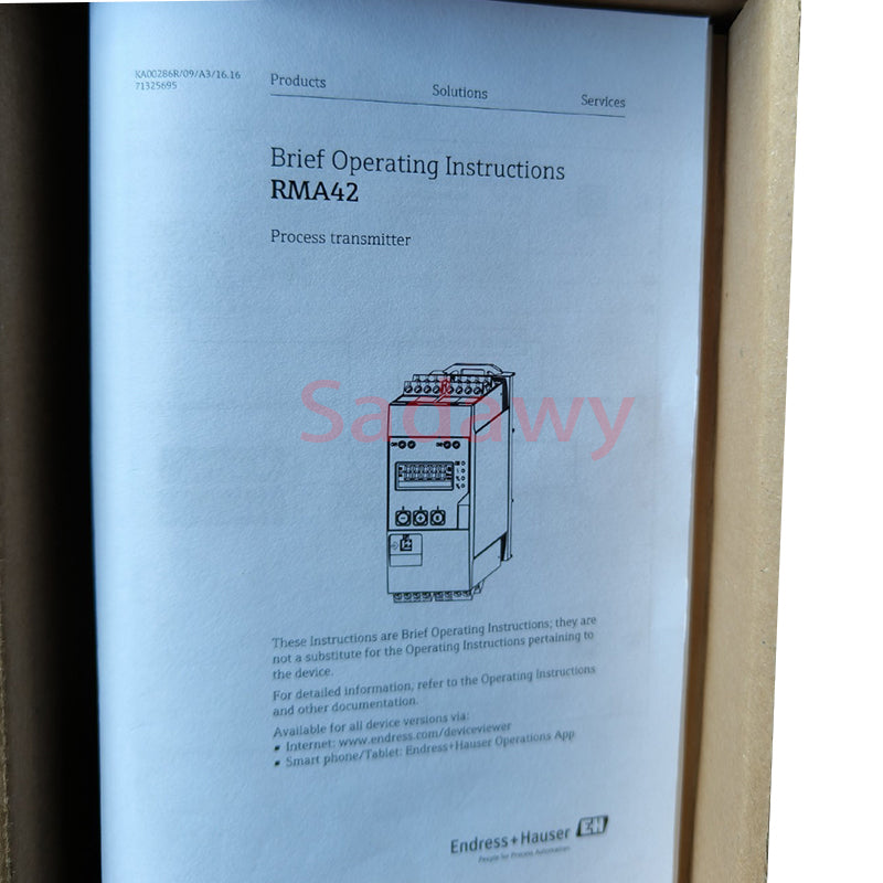 E+H RMA42-1082/0 Process launcher control unit