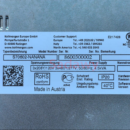 Kollmorgen S70602-NANANA Servo Driver