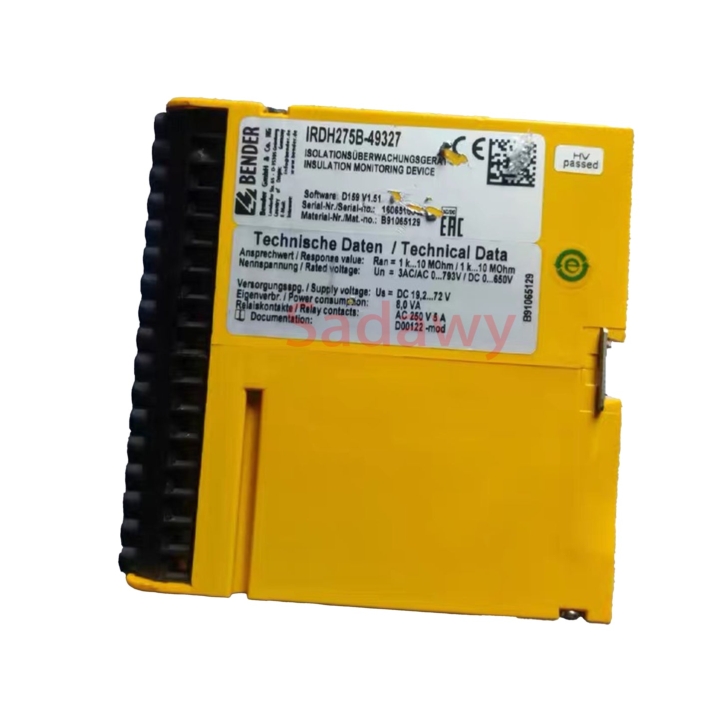 BENDER IRDH275B-49327 Insulation monitor